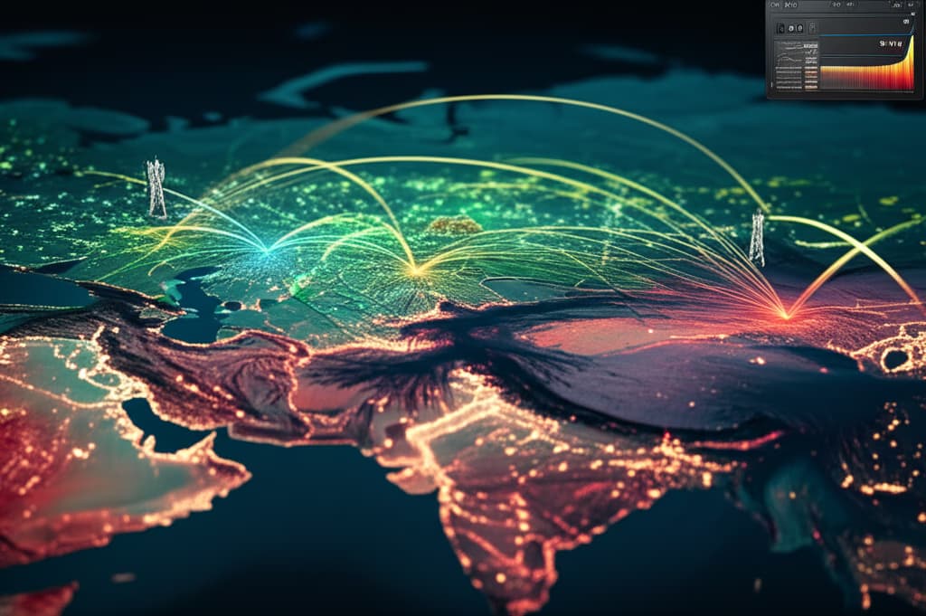 Detailed 5G network coverage map displaying signal strength and availability across various regions, indicating areas with strong and weak 5G signals. Essential for checking 5G access.