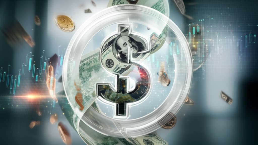 Realistic image depicting dynamic cash flow, showing money flowing into and out of a business, symbolizing financial health, income, expenses, and sustainable business growth.