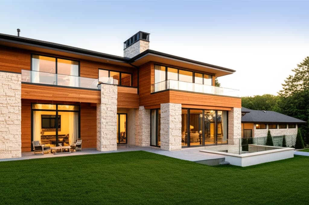 Detailed view of a contemporary home addition, showcasing a bright sunroom or living area extension with large windows and integrated into an existing residential property, illustrating modern home renovation and expansion concepts.